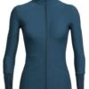 Icebreaker Descender Long Sleeve Zip Damen